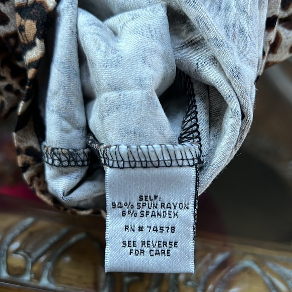 Cache Leopard dress L - Picture 9 of 10